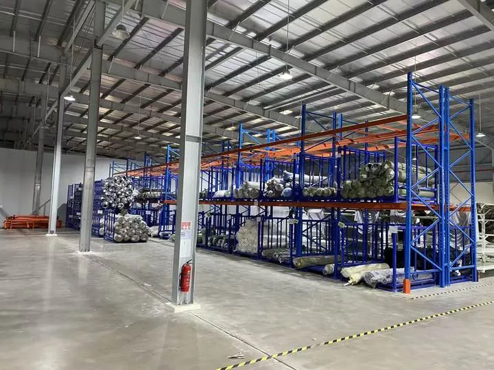Fabric storage racking